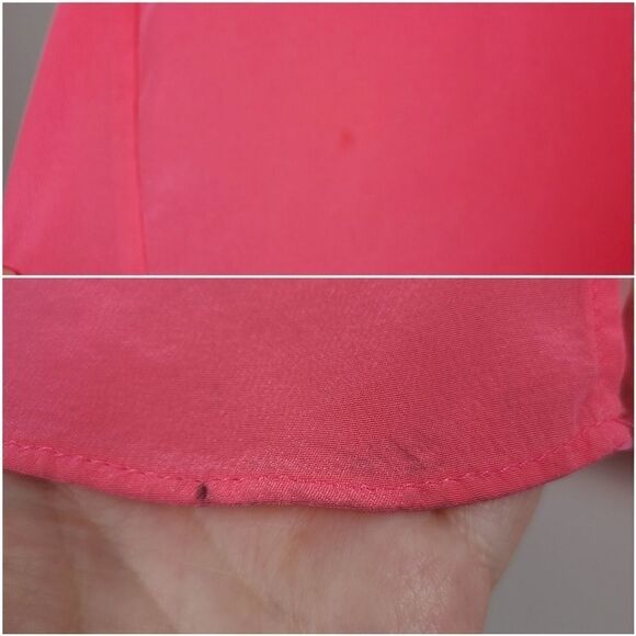 Aritzia Wilfred Pink Pyramides Silk Tank Blouse Small - Picture 15 of 16